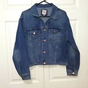Juniors CANDIES blue Jean Jacket size Large